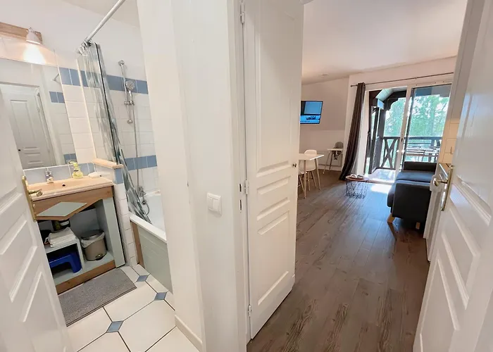 公寓 Lovely With Balcony - Golf Course View - Free Parking And Heated Pool 多维尔