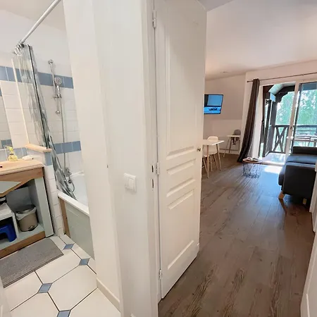 公寓 Lovely With Balcony - Golf Course View - Free Parking And Heated Pool 多维尔